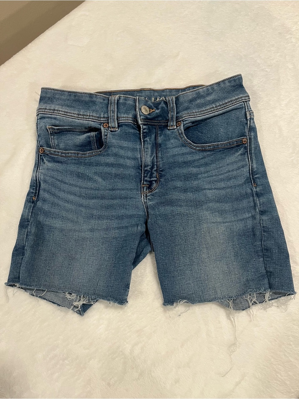 American Eagle Next Level Stretch Denim Shorts - 6 Long
